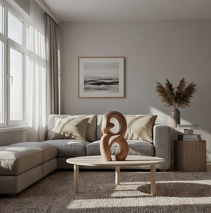 Abstract Clay Sculpture „Natural Sanctuary“