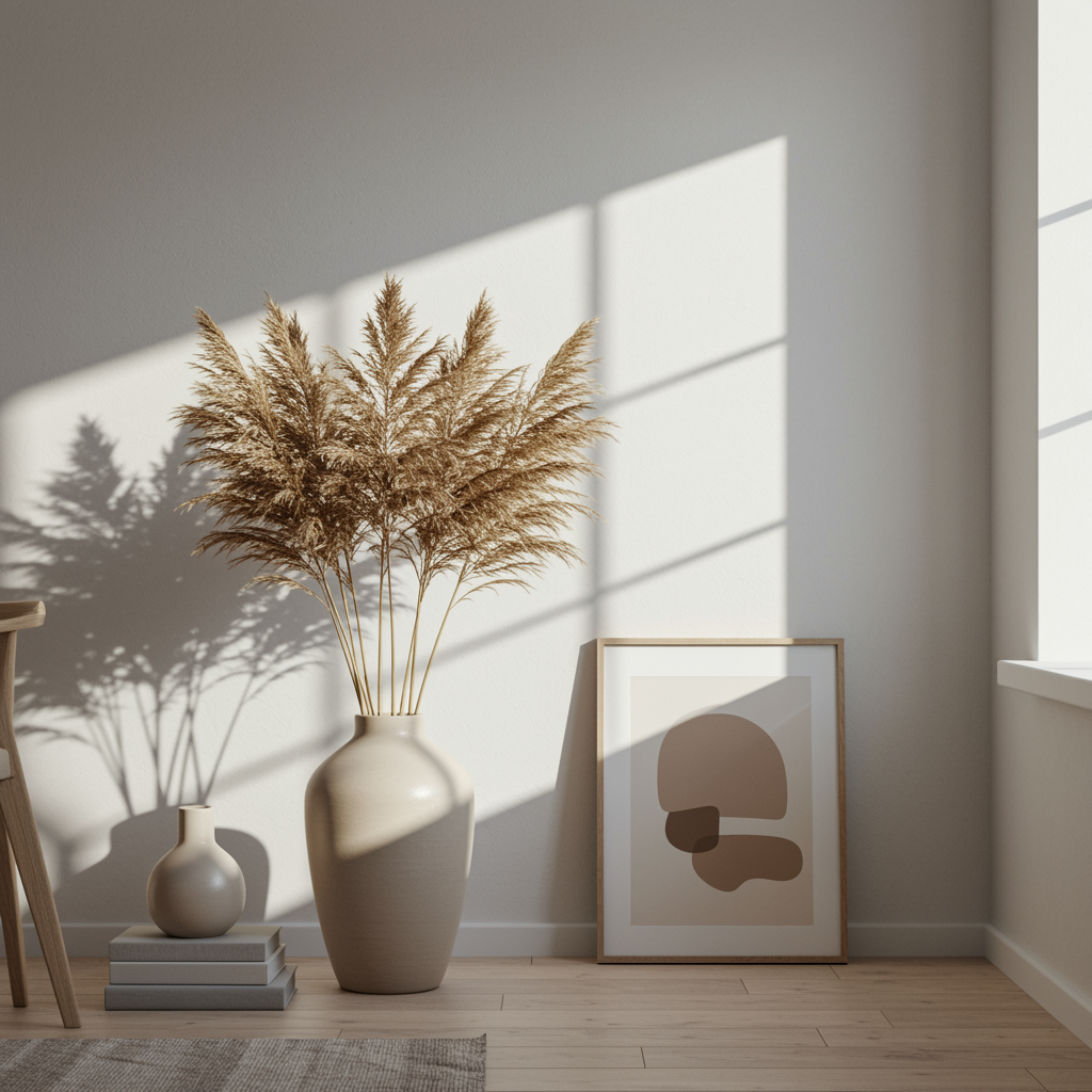 Matte Ceramic Vase „Natural Sanctuary“