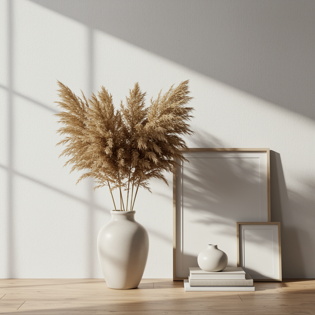 Matte Ceramic Vase „Natural Sanctuary“