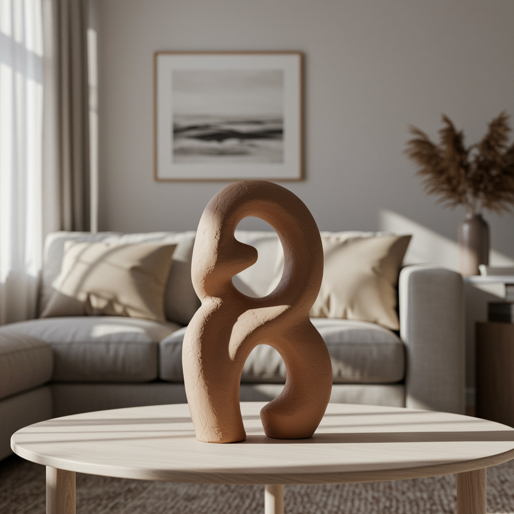 Abstract Clay Sculpture „Natural Sanctuary“